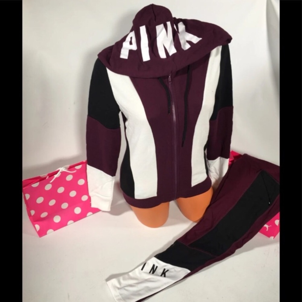 NWT vs pink outfit sz xs